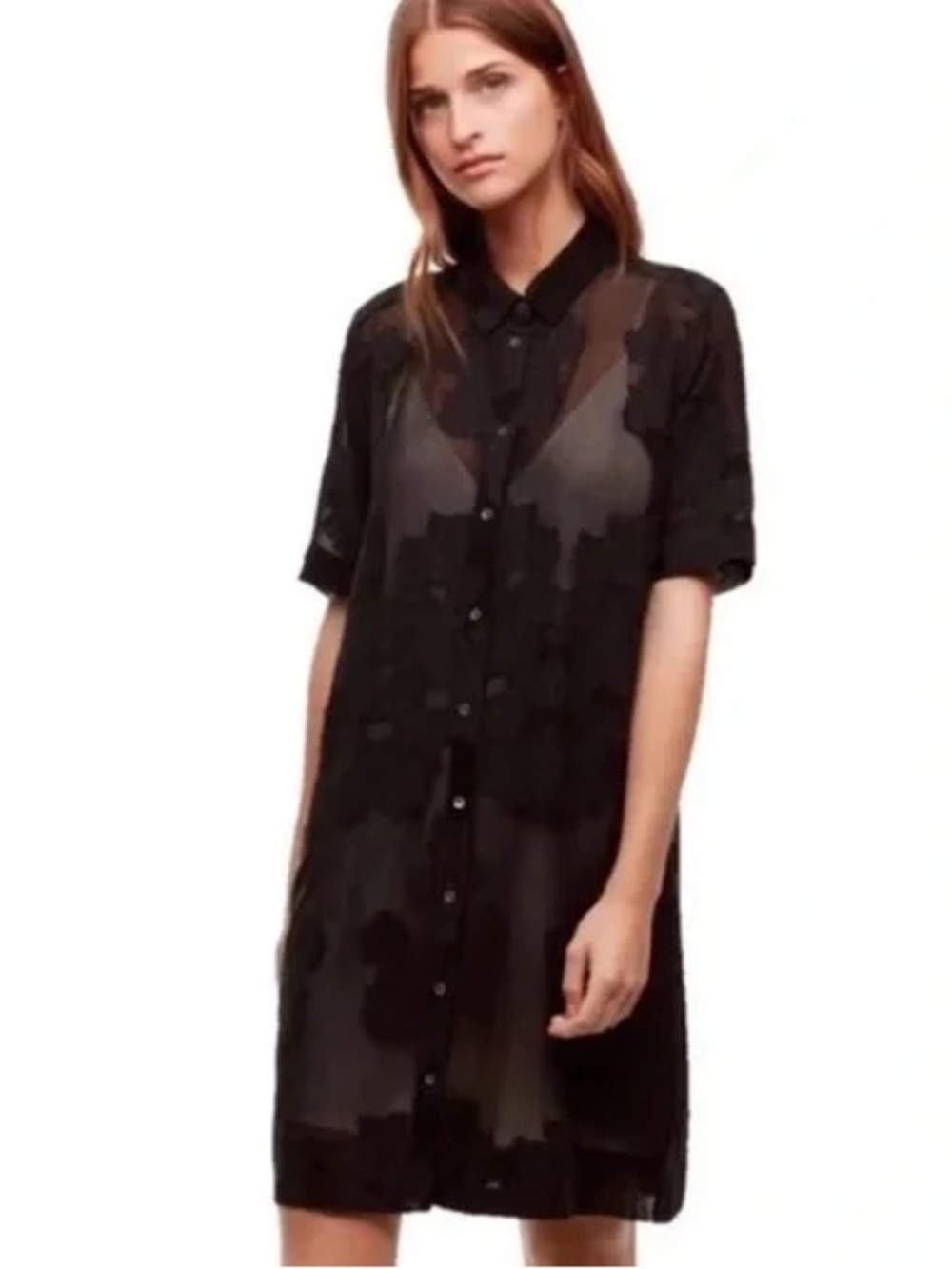 Aritzia Wilfred Black Blayze Dress - Size XXS